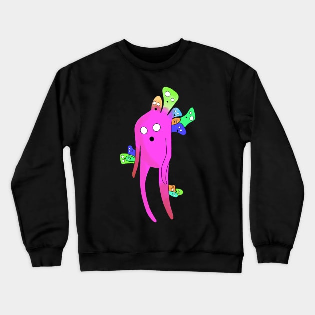 Monster Crewneck Sweatshirt by Trashfox